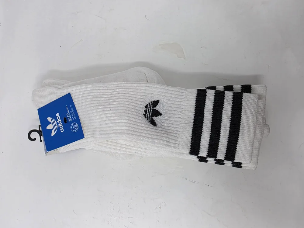 Adidas Crew Socks White/Black thumbnail
