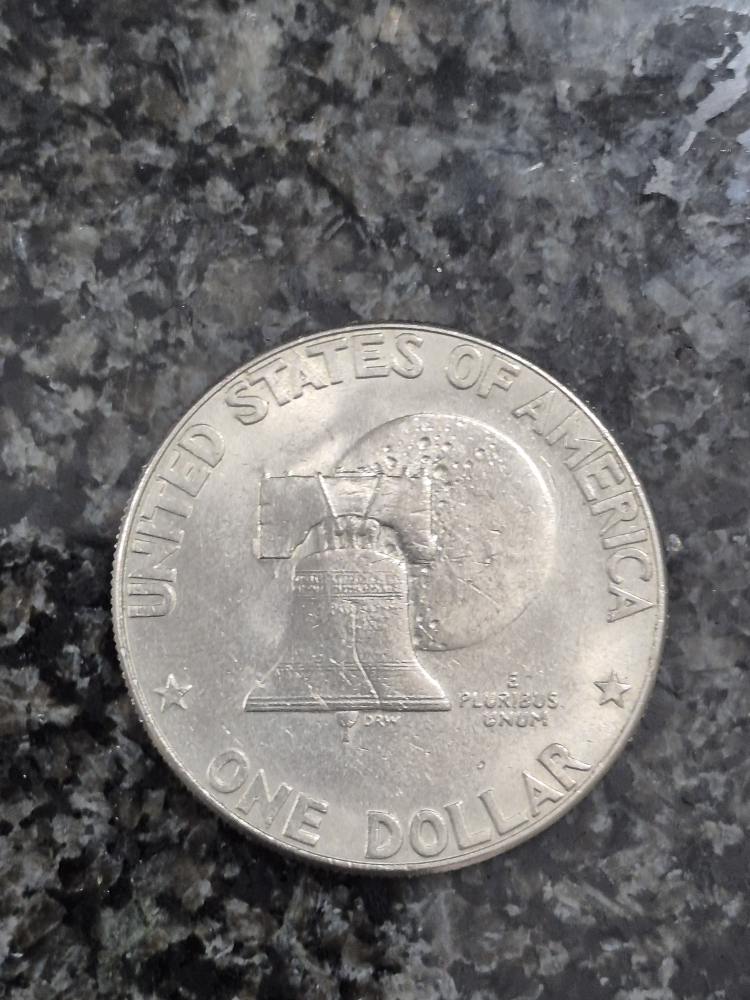 $1 US Eisenhower coin