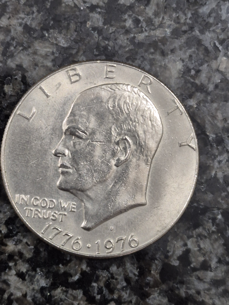 $1 US Eisenhower coin - photo 2