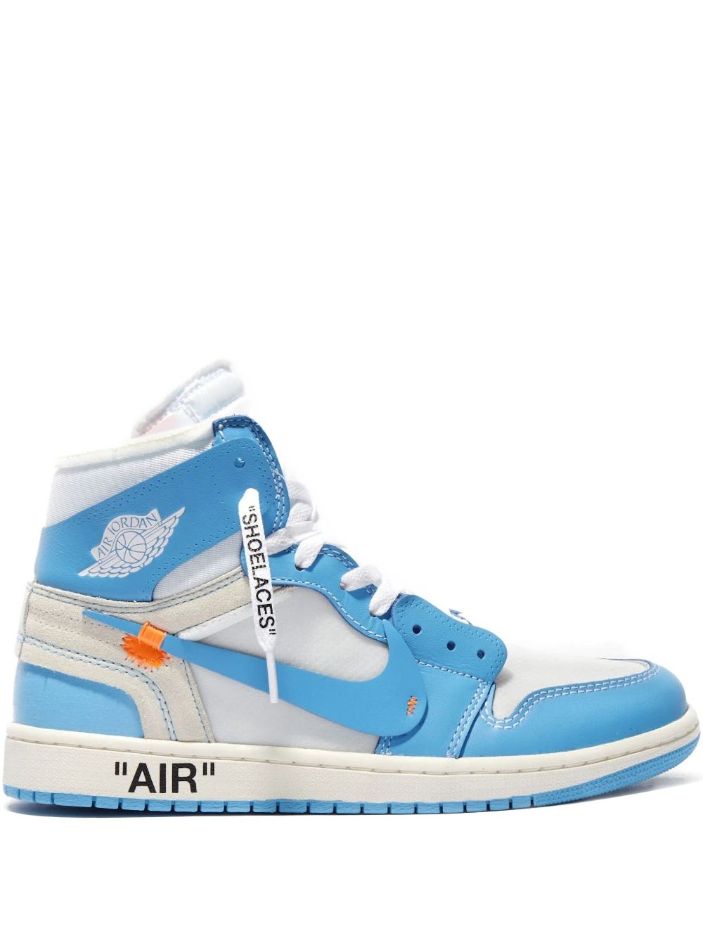 Nike Air Jordan 1 Retro High Off-White UNC - photo 2