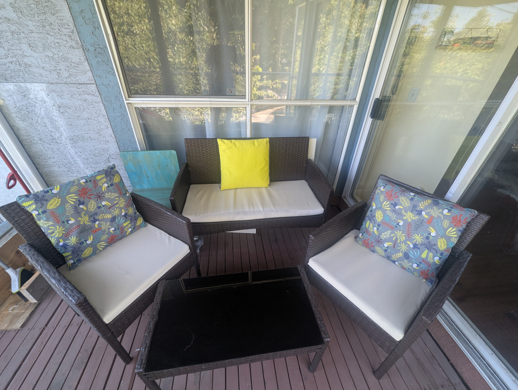 Outdoor Wicker Patio Set