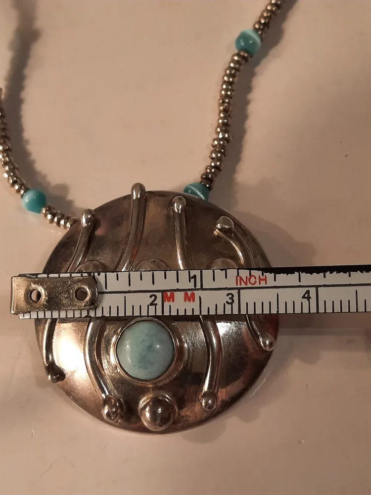 925 silver pendant and chain image indicator(4)