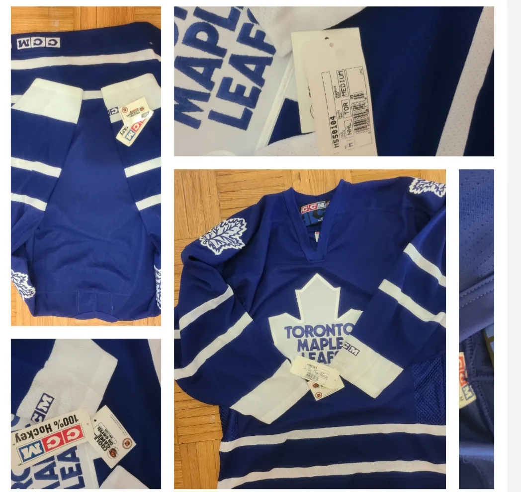 NEW VINTAGE CCM Toronto Maple Leafs Jersey thumbnail
