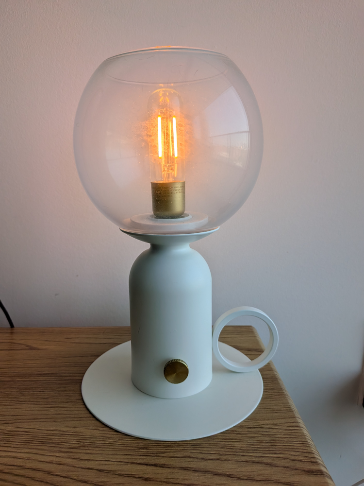 Stylish IKEA Table Lamp - White - photo 2