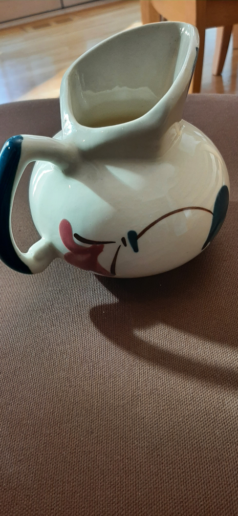Vintage Purinton Slip Ware Pottery Leaves Flower Pitcher - photo 3