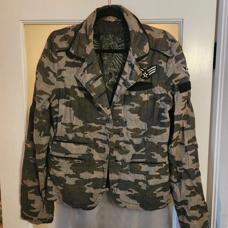 VEXY brand  Camo Plaid Jacket, XL thumbnail