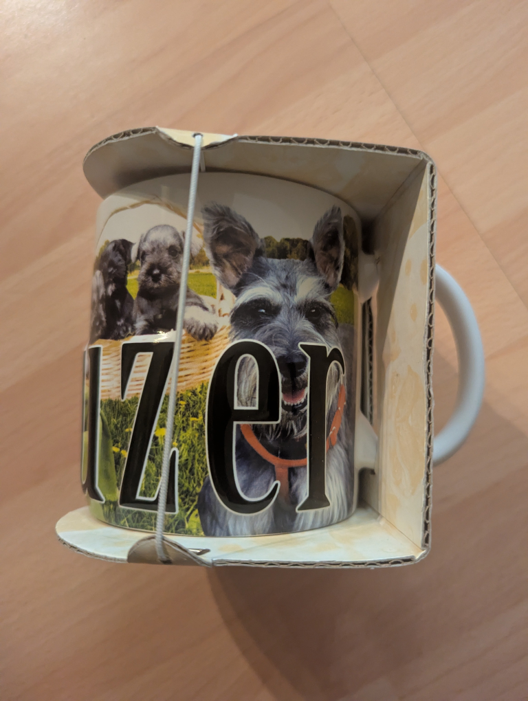 NEW Schnauzer Dog LARGE 18oz Coffee Mug for dog lovers - photo 4