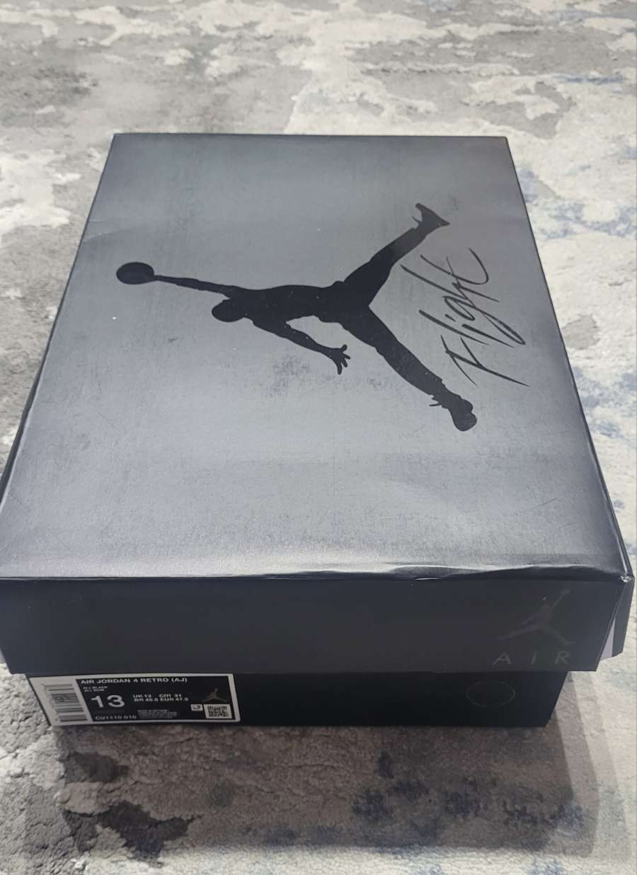 Jordan 4 Black Cat Size 13 - photo 2