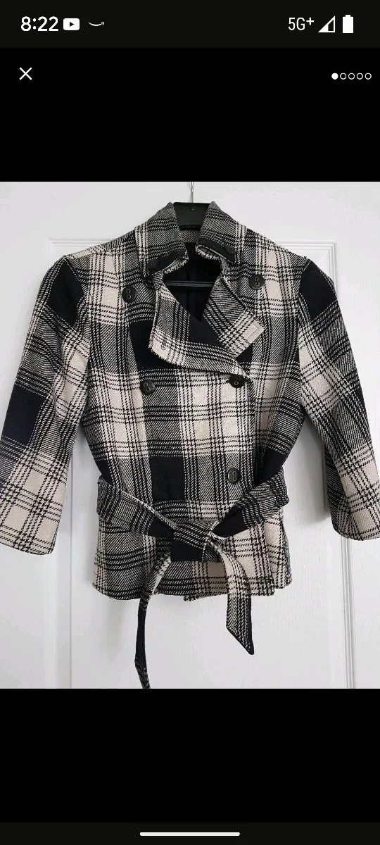 CALVIN KLEIN Classic double breasted jacket thumbnail