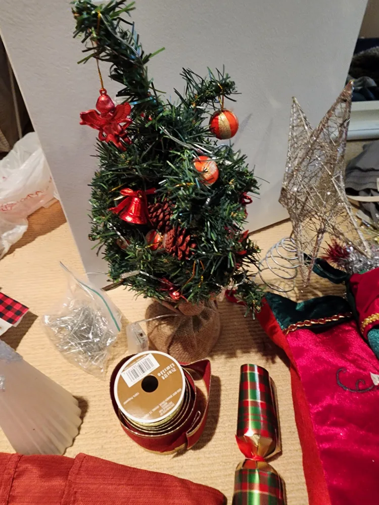 Christmas decor for entire apartment inc 6.5' Christmas Tree image indicator(8)