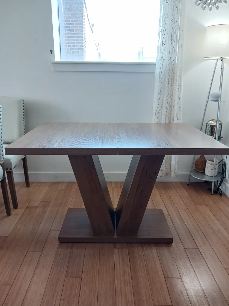 Modern Minimalist 4-Piece Rectangular Dining Set – Brand New image indicator(9)