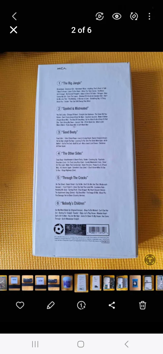 Mint TOM Petty  & THE HEARTBREAKERS Playback 6 Disc CD Set Mint image indicator(2)