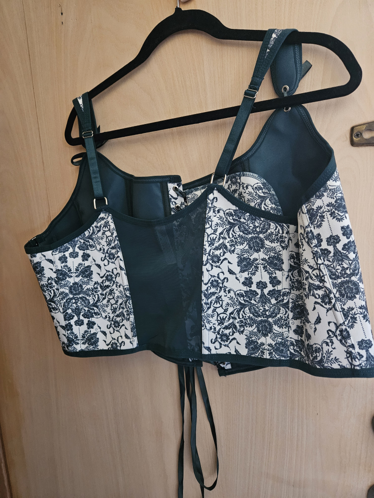 Adore Me Green & White Corset - photo 3
