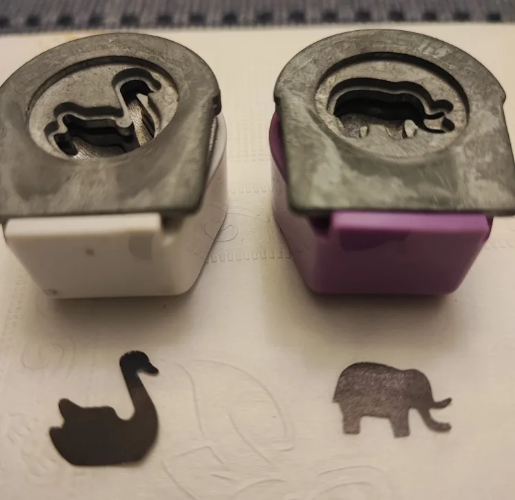 Back to school -Craft Punches - Swan and Elephant image indicator(3)