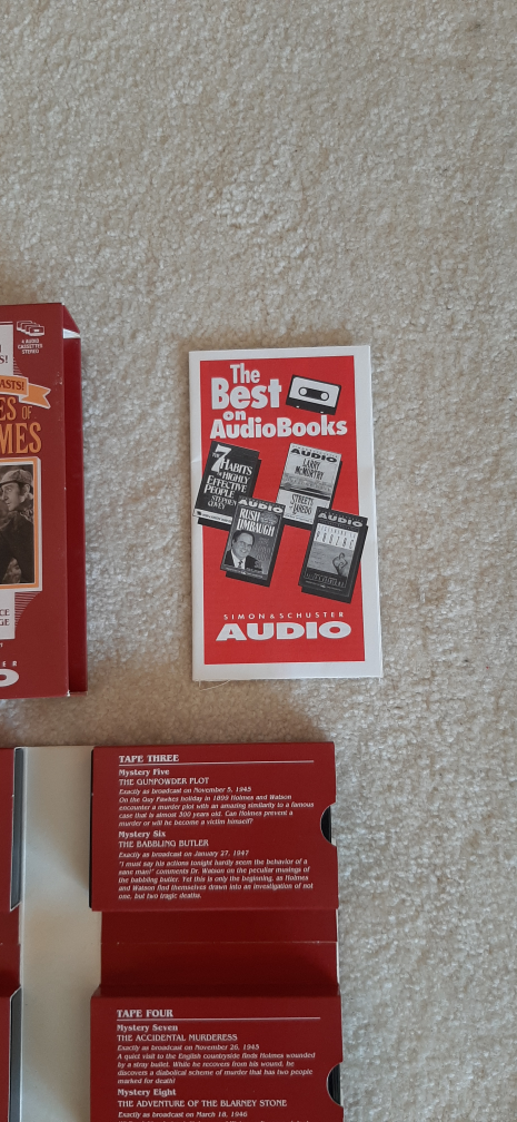 The New Adventures of Sherlock Holmes Audio Cassettes - photo 4
