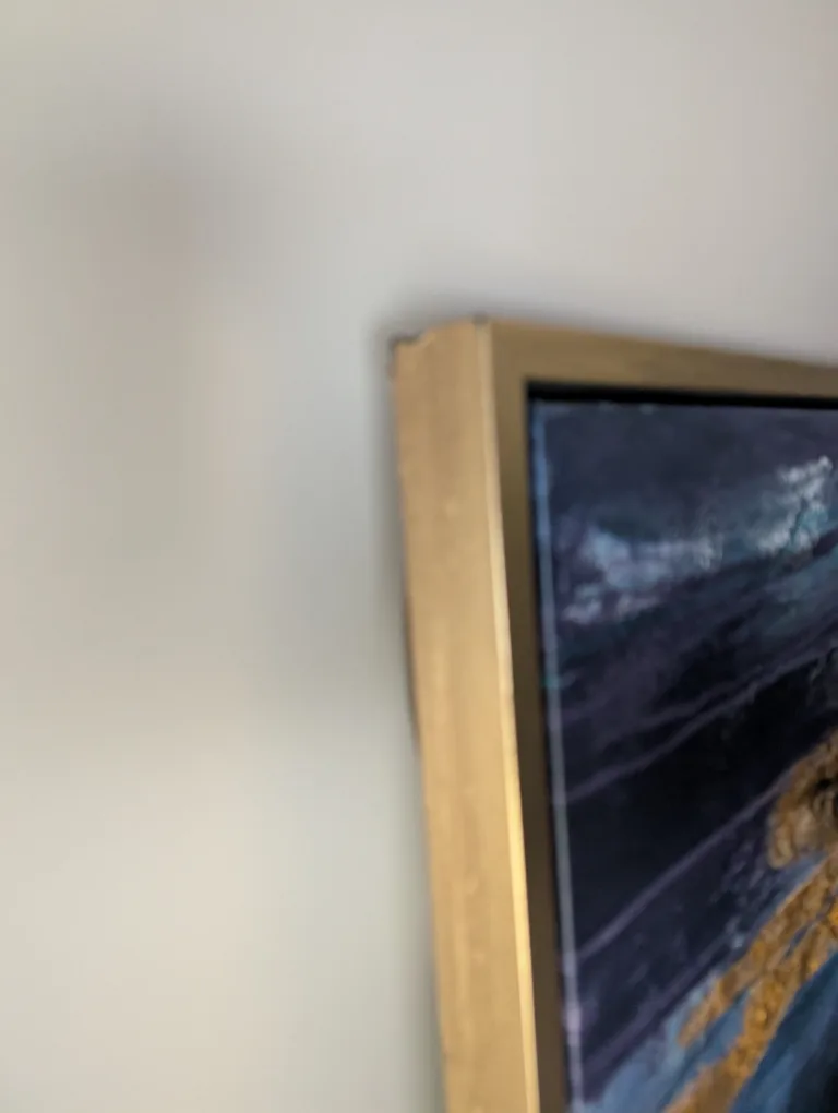 Abstract Painting with Gold Frame image indicator(3)