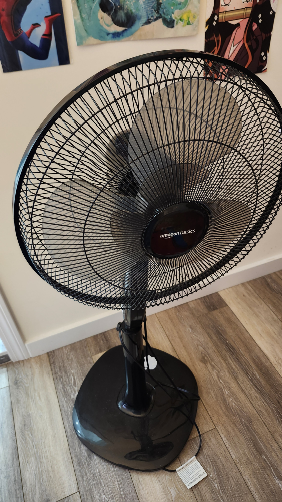 Black Standing Fan - photo 2
