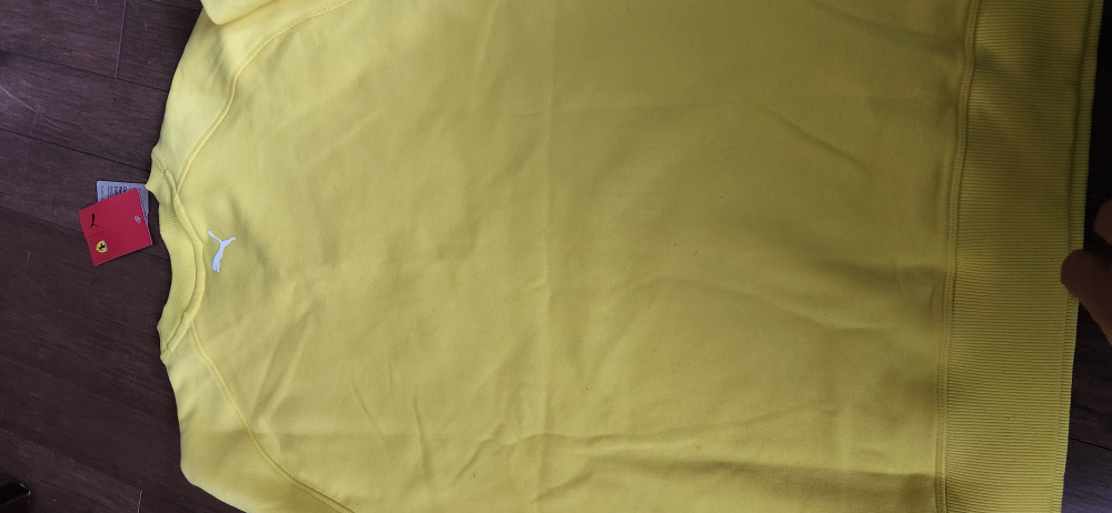 New Puma Ferrari Yellow Sweatshirt XL - photo 4