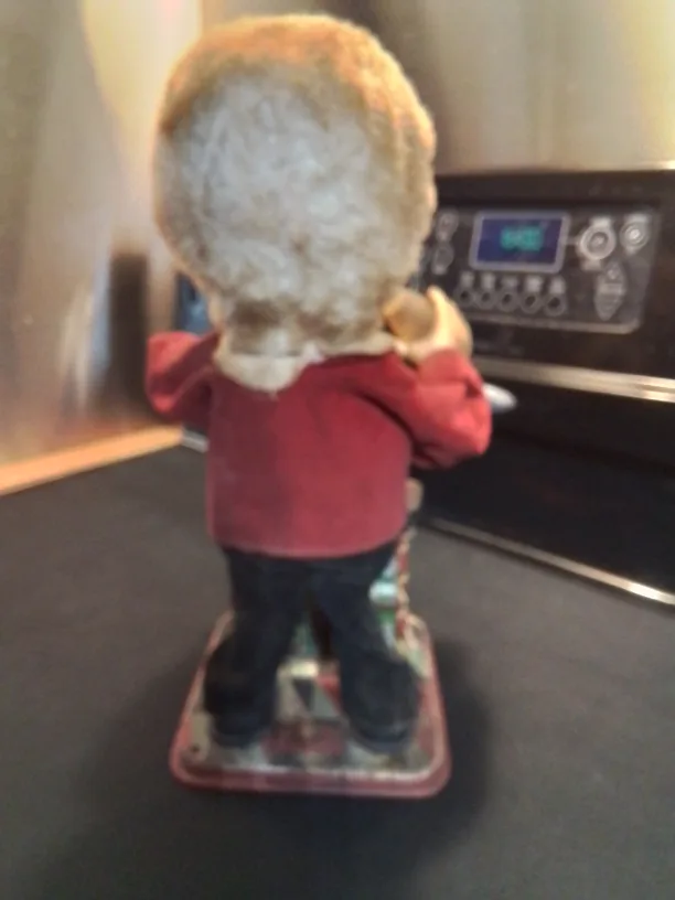 vintage Rosko Bartender tin toy from the 1960s, made in Japan image indicator(4)