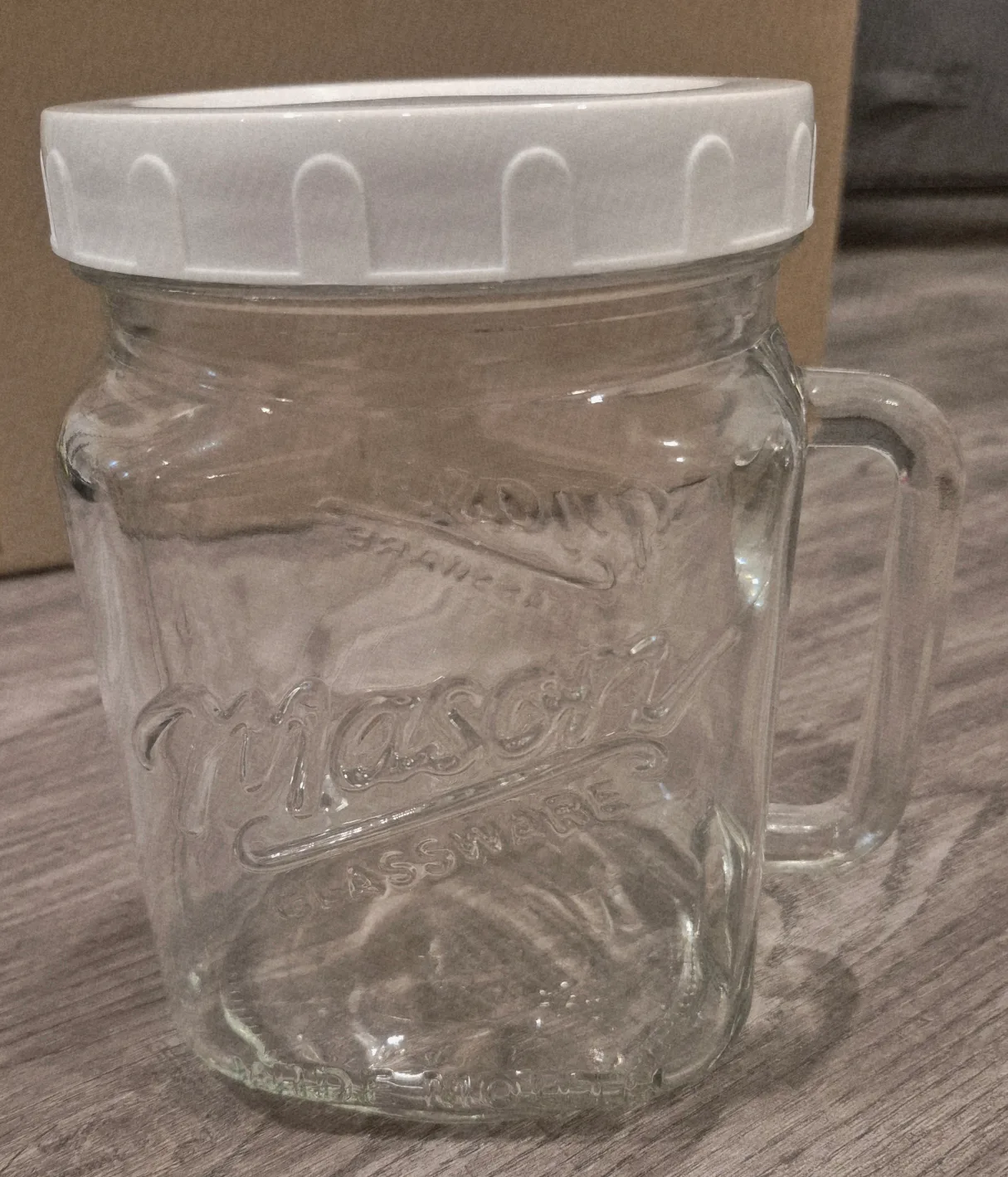 74 oz Large Mason Jars, Wide Mouth Glass Jar with Lid image indicator(3)