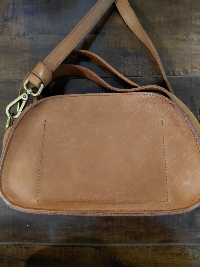 TODAY ONLY: 100% leather handbag brown image indicator(3)
