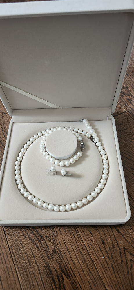 Freshwater Cultured Pearl Necklace Set - New