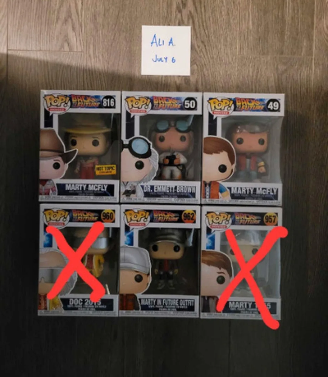 Funko Pop Back to the Future Figures thumbnail