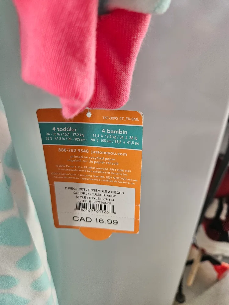 NEW Just One You 4T Pajamas image indicator(3)