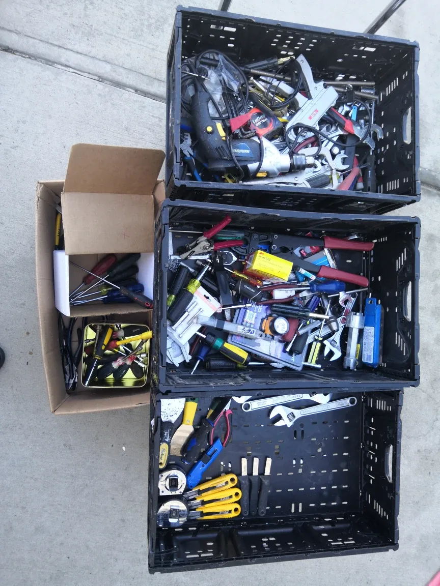HUGE TOOL, EQUIPMENT AND SUPPLIES/MATERIALS LOT thumbnail