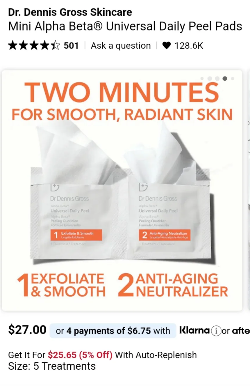 Dr. Dennis Gross Peel Pads - 5 Treatments image indicator(4)