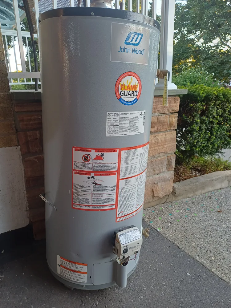 John Wood Natural Gas Water Heater