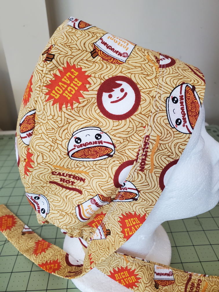 Hand Crafted Maruchan Ramen Scrub Cap New
