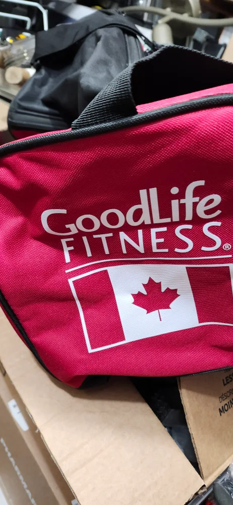 GoodLife Fitness Gym Bag - Red & Black. price firm image indicator(4)