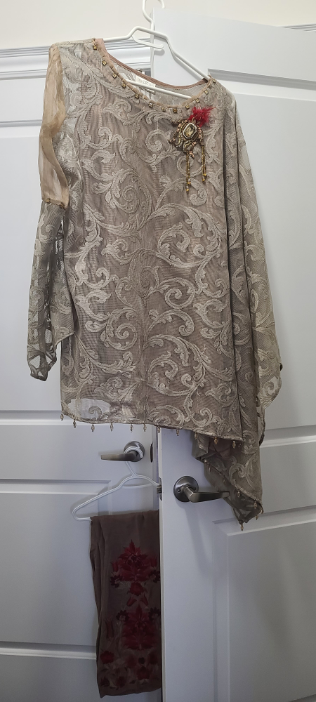 Lace Top & Pants Set