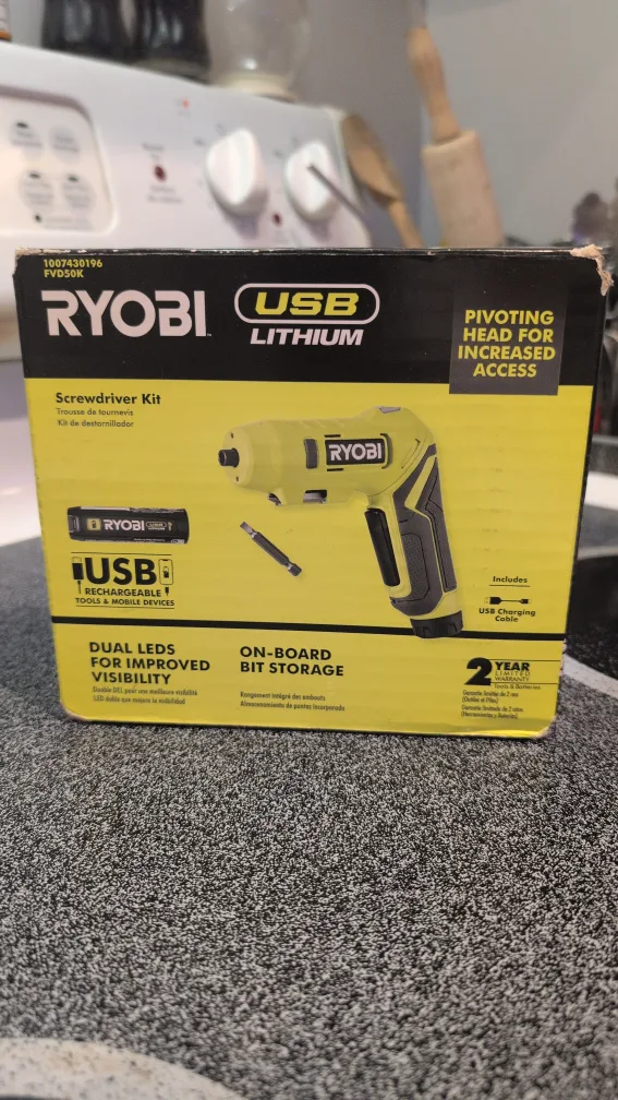 Ryobi USB Lithium Screwdriver Kit FVD50K - New thumbnail