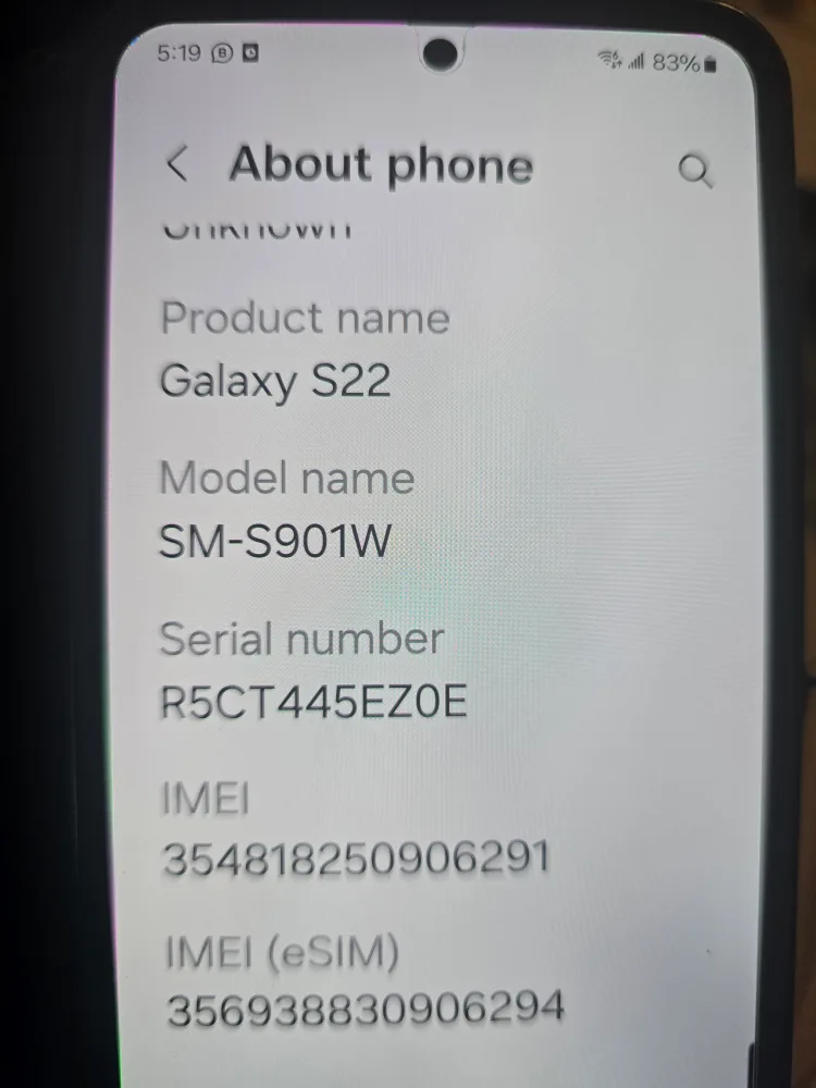 Samsung Galaxy S22 (SM-S901W) - 256GB image indicator(5)