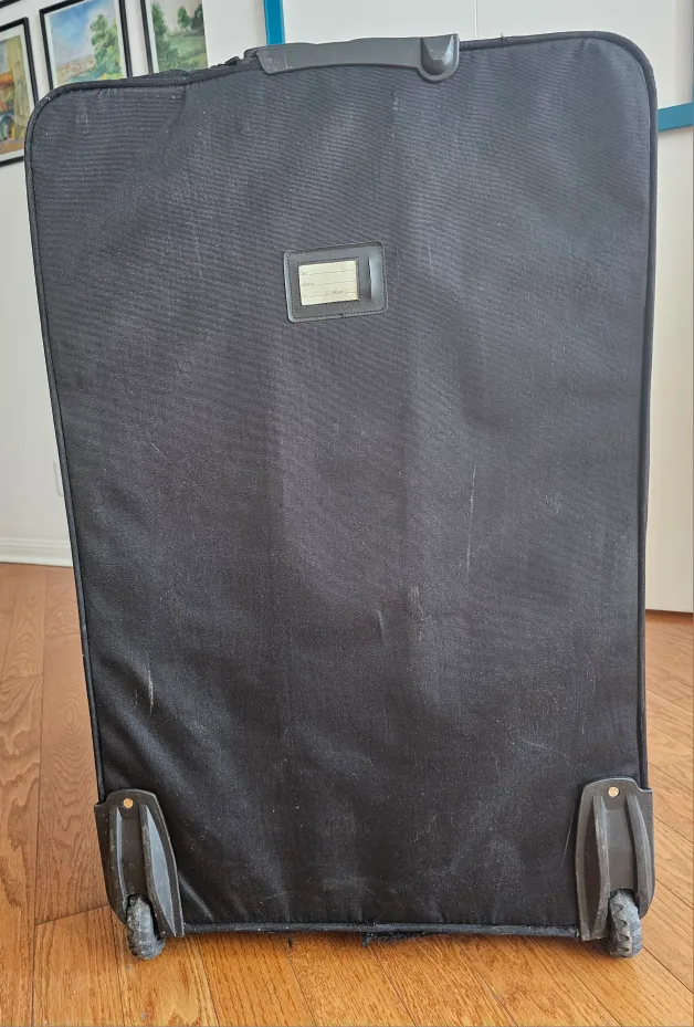 💖 Rolling Suitcase - Black & Orange image indicator(4)