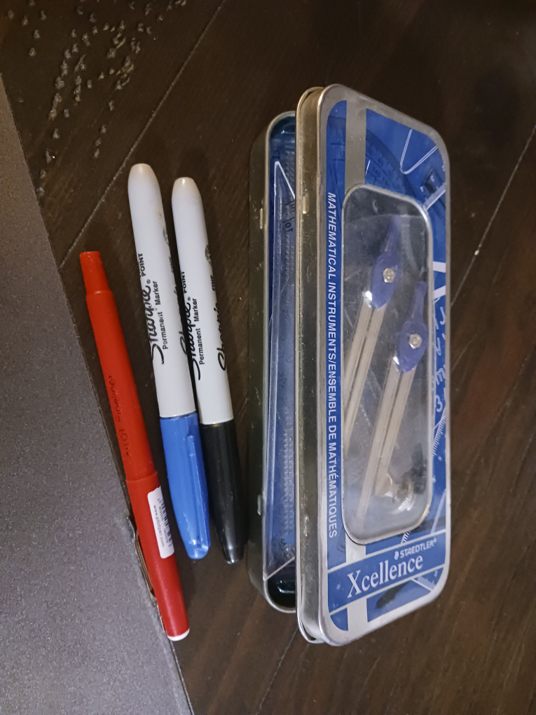 Staedtler Mathematical Instruments Set + Markers