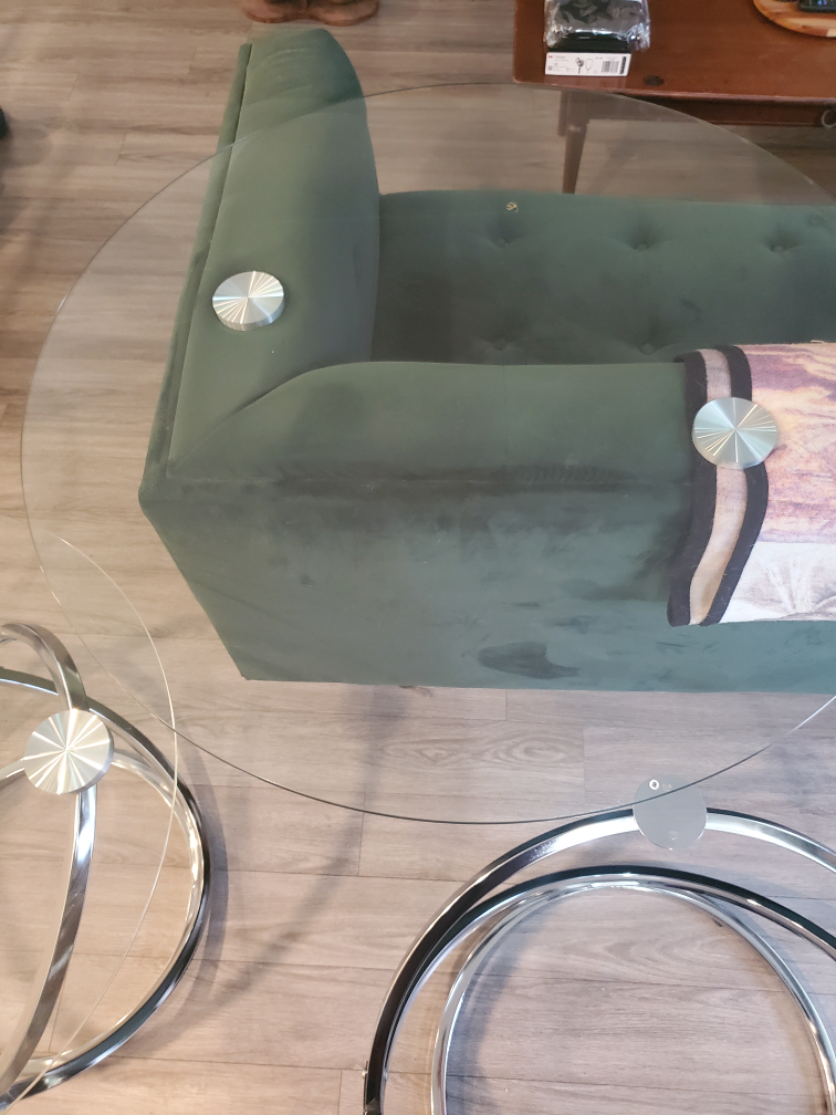 Glass Top Coffee/Side Table - photo 3