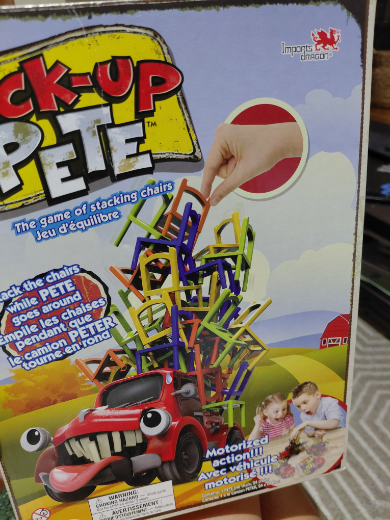 Pick-Up Pete Stacking Chairs Game