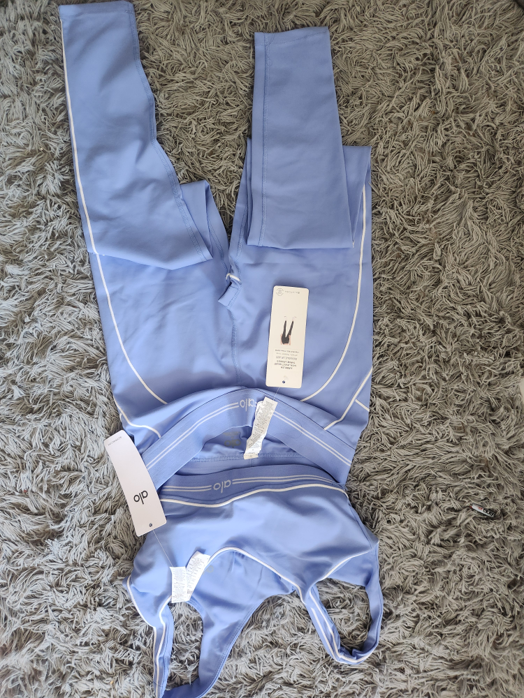 New Alo Yoga Set - Bra & Leggings - Blue - photo 4