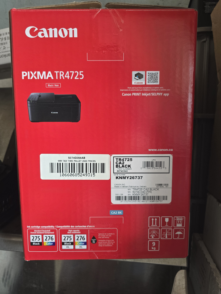 Canon PIXMA TR4725 Black Printer - New in Box