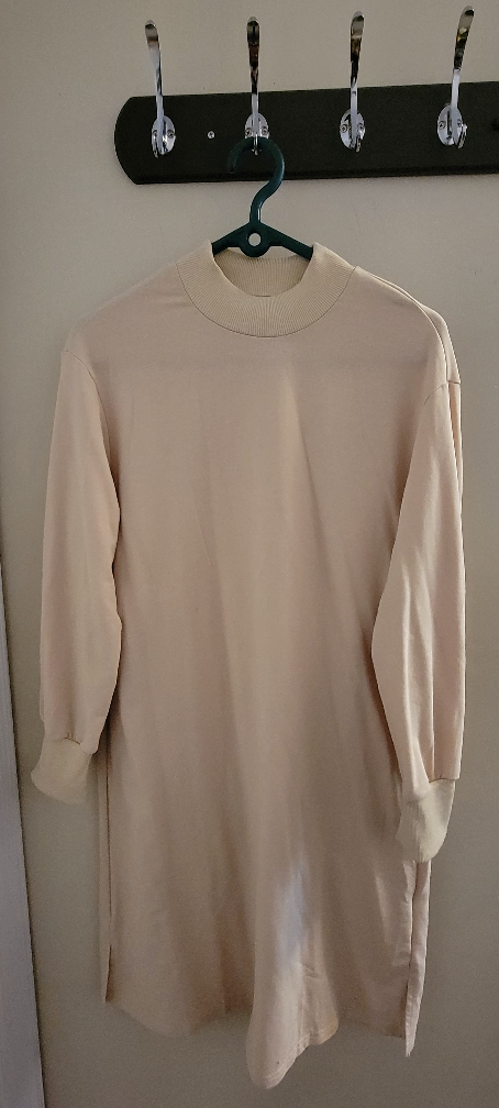 SHEIN Beige Long Sleeve Dress - Size M - photo 2