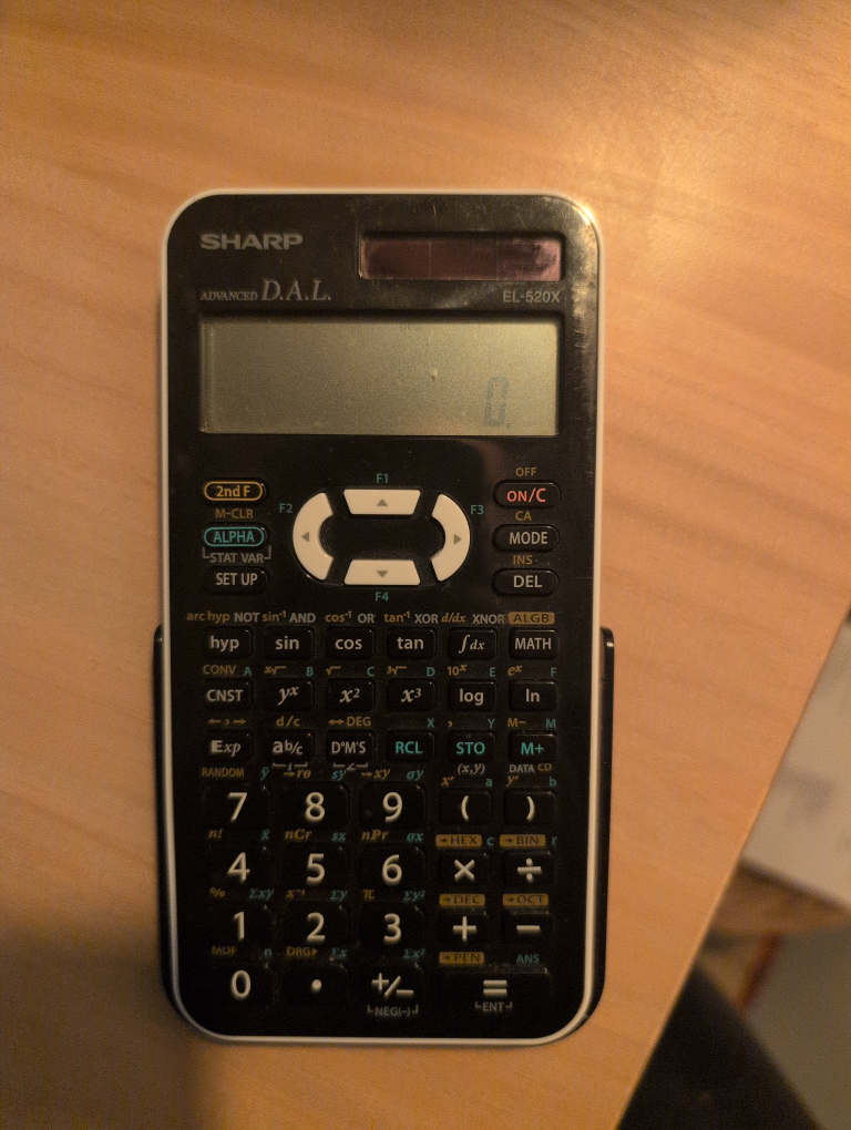 Sharp EL-520X Advanced D.A.L. Calculator