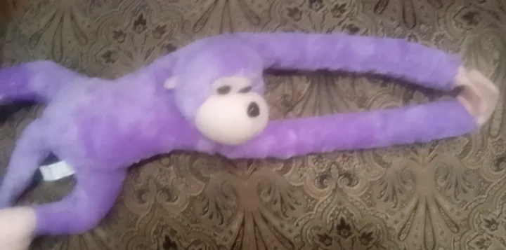 Purple Plush Monkey Toy 🧡 image indicator(4)