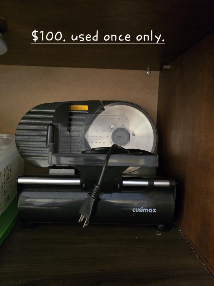 Cusimax Food Slicer - Used Once!