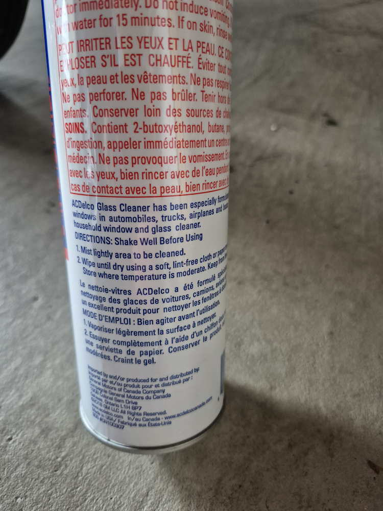 ACDelco Glass Cleaner - 510g - brand *NEW* - photo 3