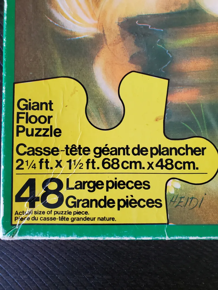 Vintage Waddingtons Giant Floor Puzzle - 48 Pieces image indicator(2)