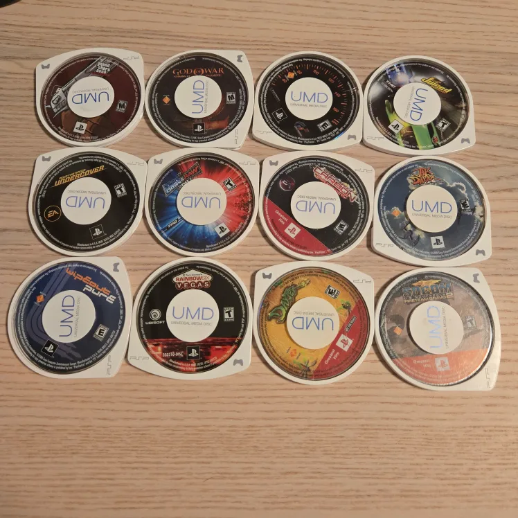 PSP games. TESTED. Shipping available. See description thumbnail