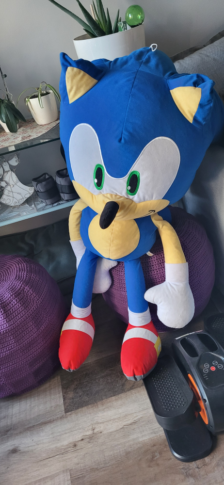 Giant Sonic the Hedgehog Plush Toy